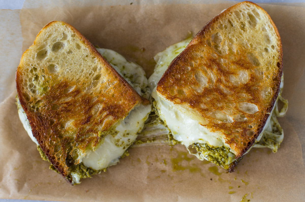Pesto Grilled Cheese 5 Of 7