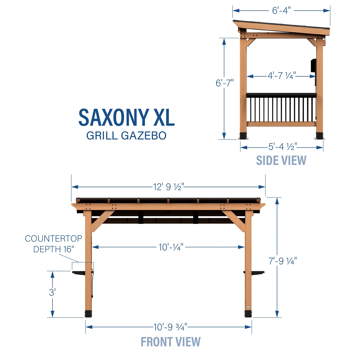 Backyard Discovery: Get Your Yard Ready For An Awesome Summer With The Saxony Xl Grill Gazebo