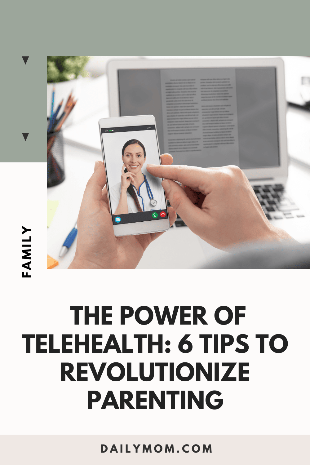 Daily Mom Parent Portal Telehealth