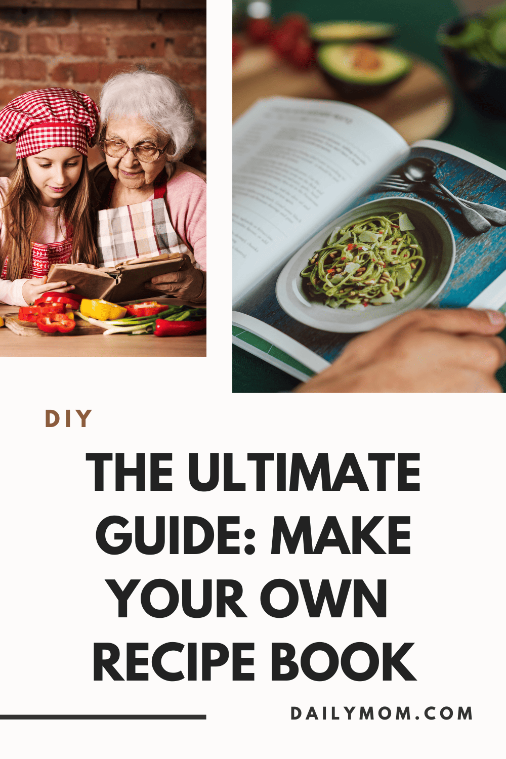 Daily Mom Parent Portal Make Your Own Recipe Book