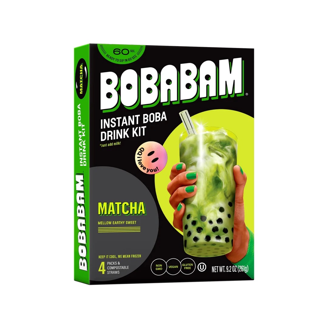 Bobabam 4Pack Matcha Black Front 1080X Png Copy