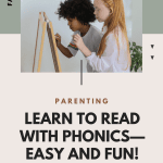 daily mom parent portal: learn to read with phonics
