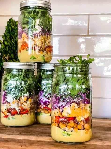 30 High-Protein Mason Jar Salad Recipes: The Perfect Salad in a Jar for High Protein and Healthy Meal Prep 7 Daily Mom, Magazine for Families Salad In A Jar Recipes
