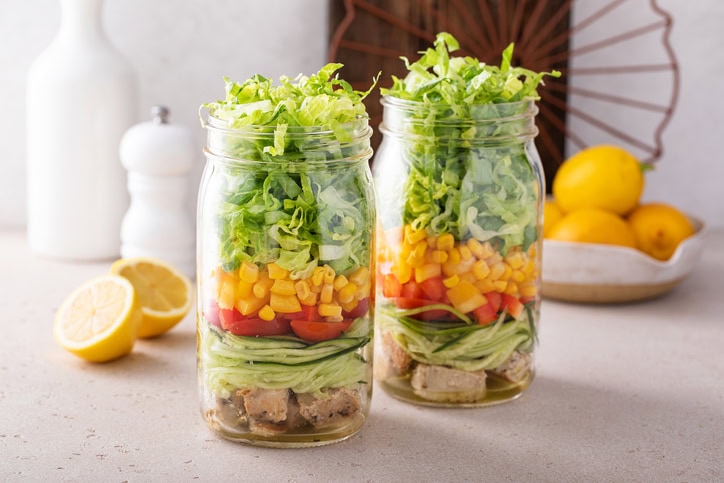 30 High-Protein Mason Jar Salad Recipes: The Perfect Salad in a Jar for High Protein and Healthy Meal Prep 15 Daily Mom, Magazine for Families Salad In A Jar Recipes