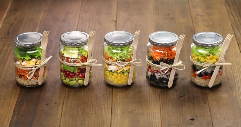 30 High-Protein Mason Jar Salad Recipes: The Perfect Salad in a Jar for High Protein and Healthy Meal Prep 1 Daily Mom, Magazine for Families Salad In A Jar Recipes
