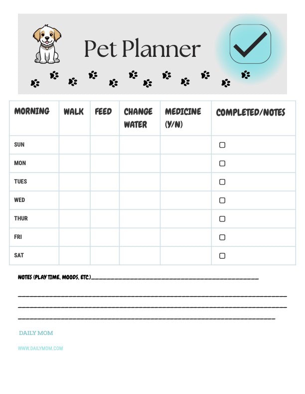 Daily Pet Care Tips You Need To Take Care Of Dogs: Printable Guide For Pet Parents To Keep Your Animals Healthy And Happy  2 Daily Mom, Magazine For Families