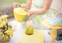 fairy garden tea party