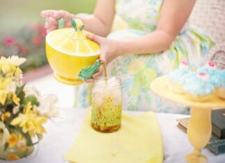 fairy garden tea party