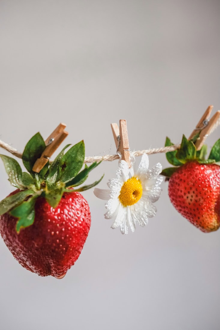 Strawberry Centerpieces