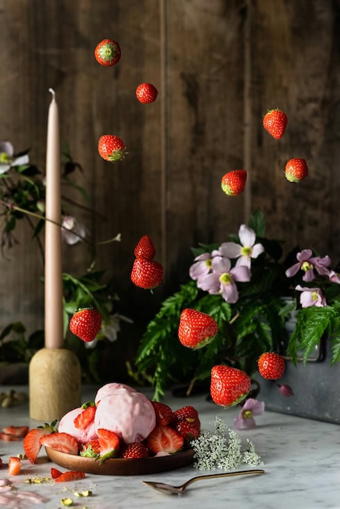 Strawberry Centerpieces