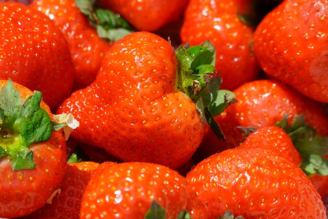 Strawberry Centerpieces