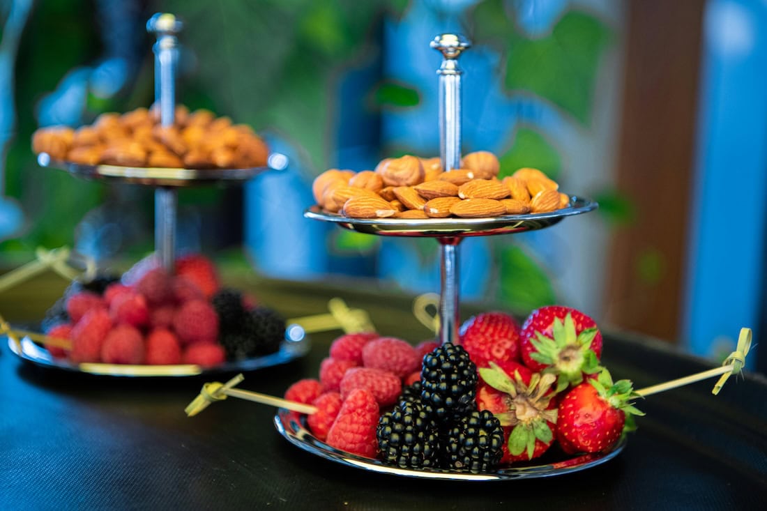 Strawberry Centerpieces