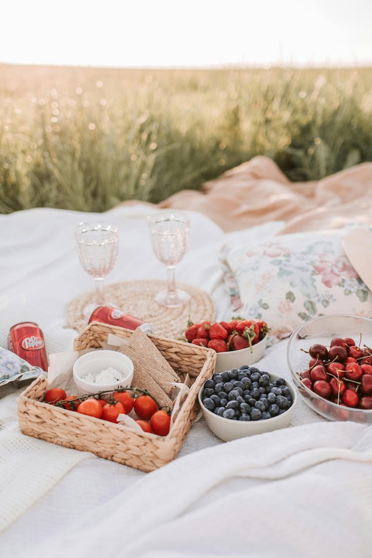 Strawberry Centerpieces