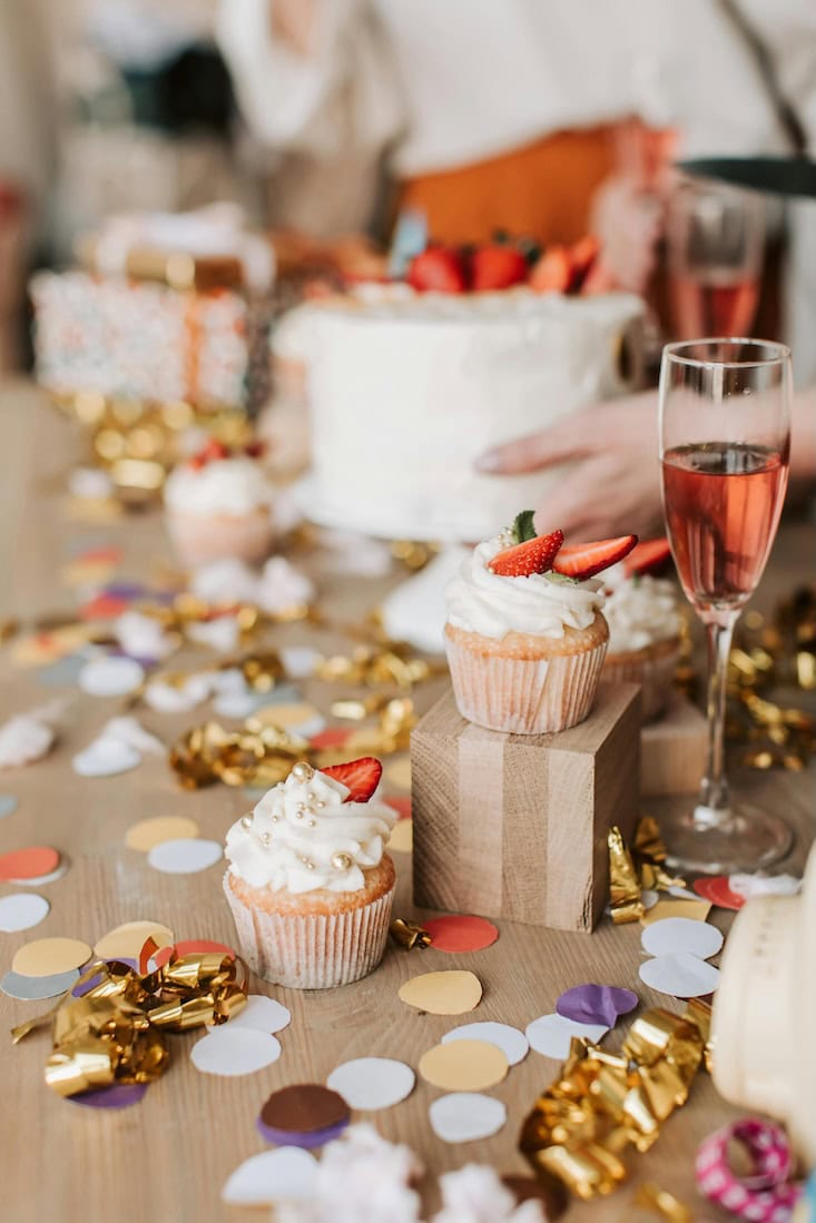 Strawberry Centerpieces
