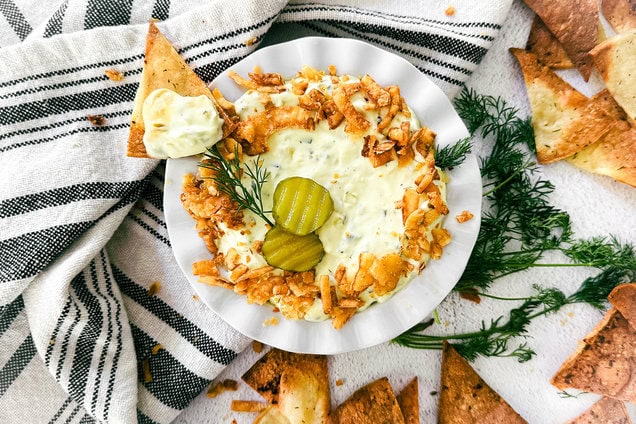 Easy Fried Pickle Dip Recipe: The Best Dill Pickle Dip With Crunchy Topping 2 Daily Mom, Magazine For Families