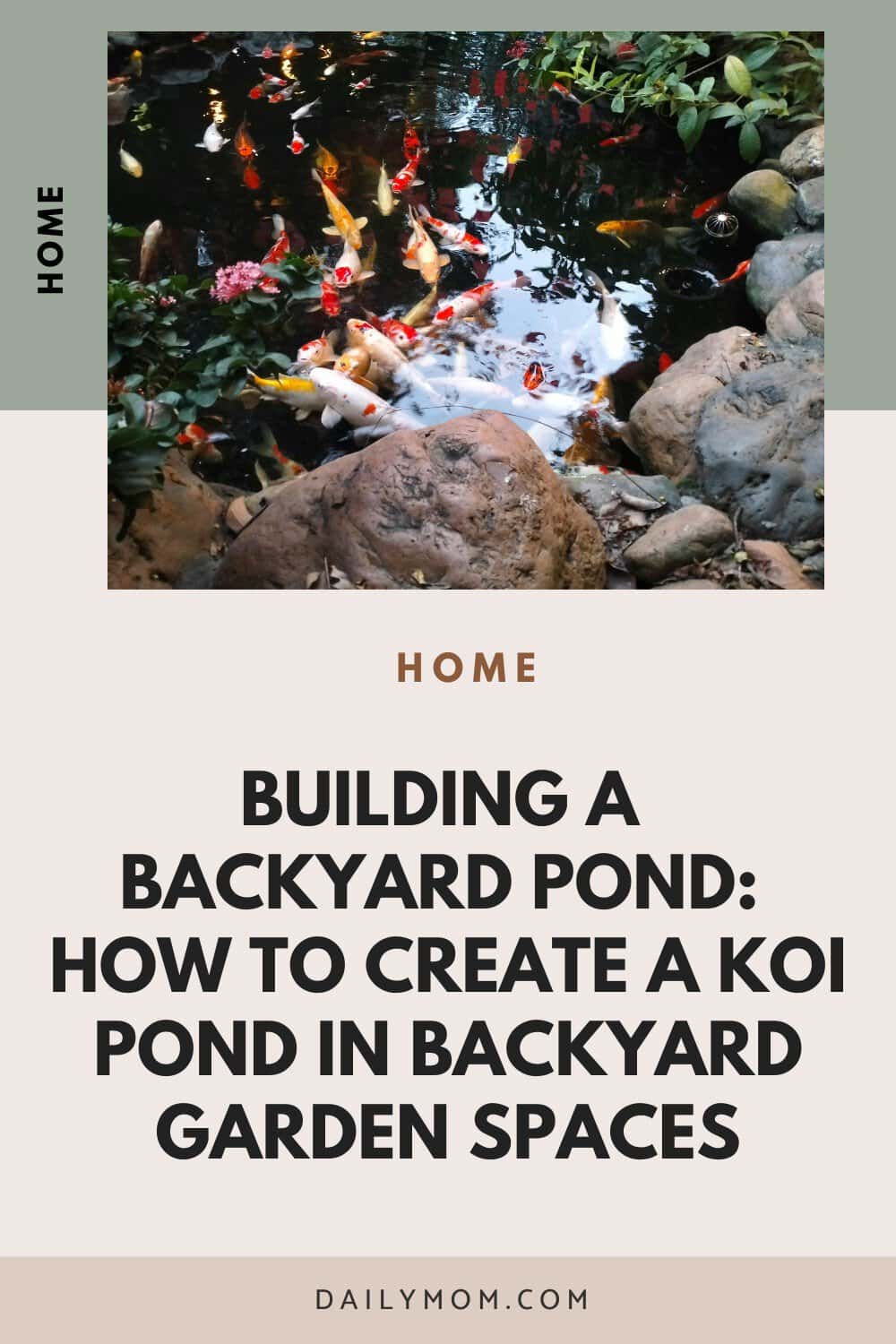 Pond In Backyard