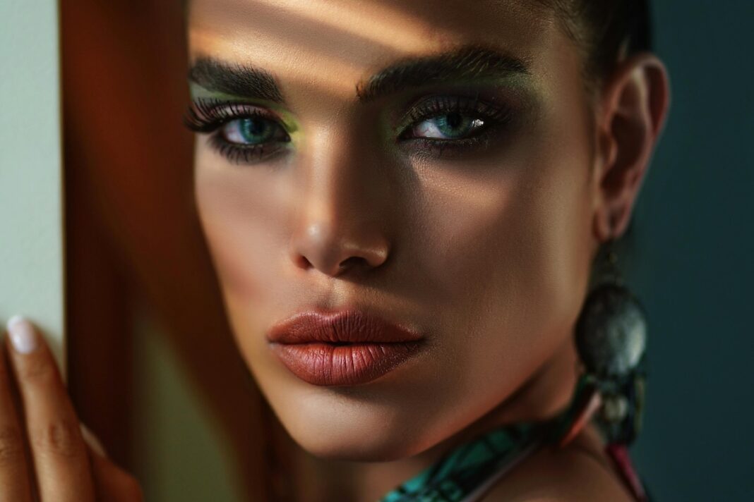 frosted makeup
